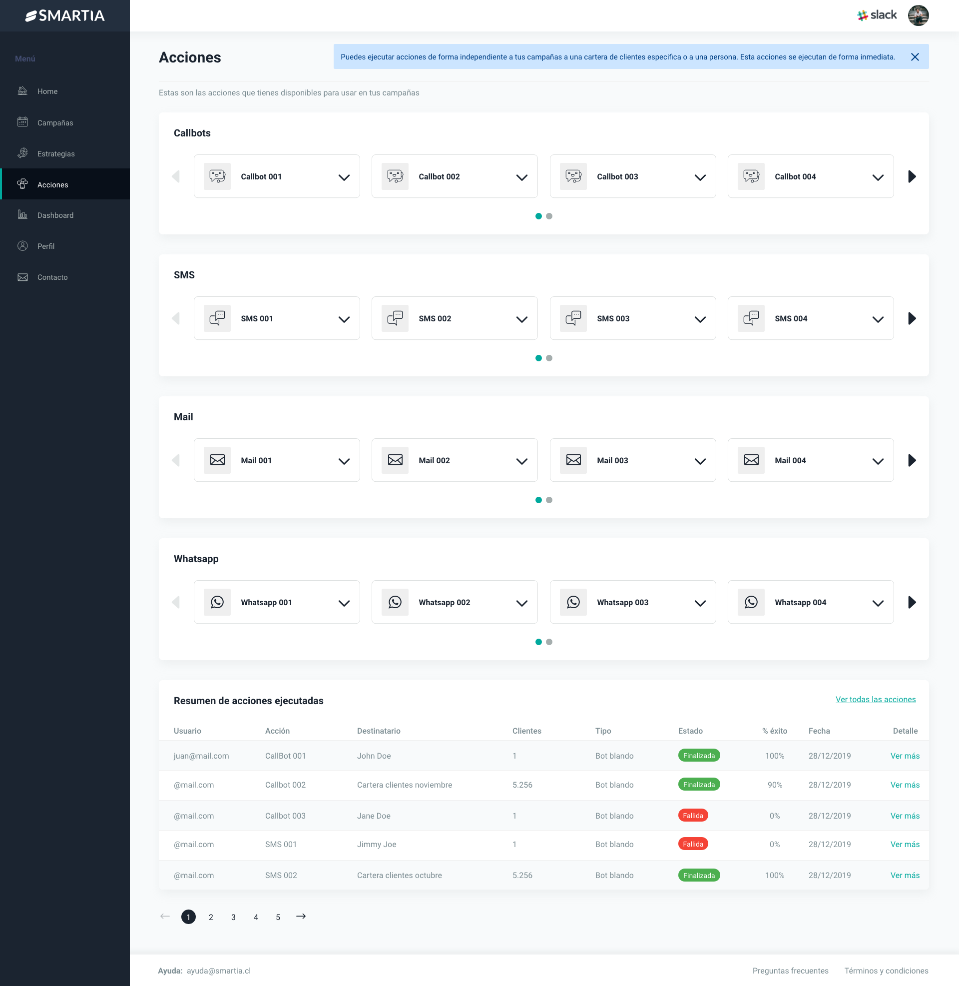 screenshot of SmartIA Power Hub